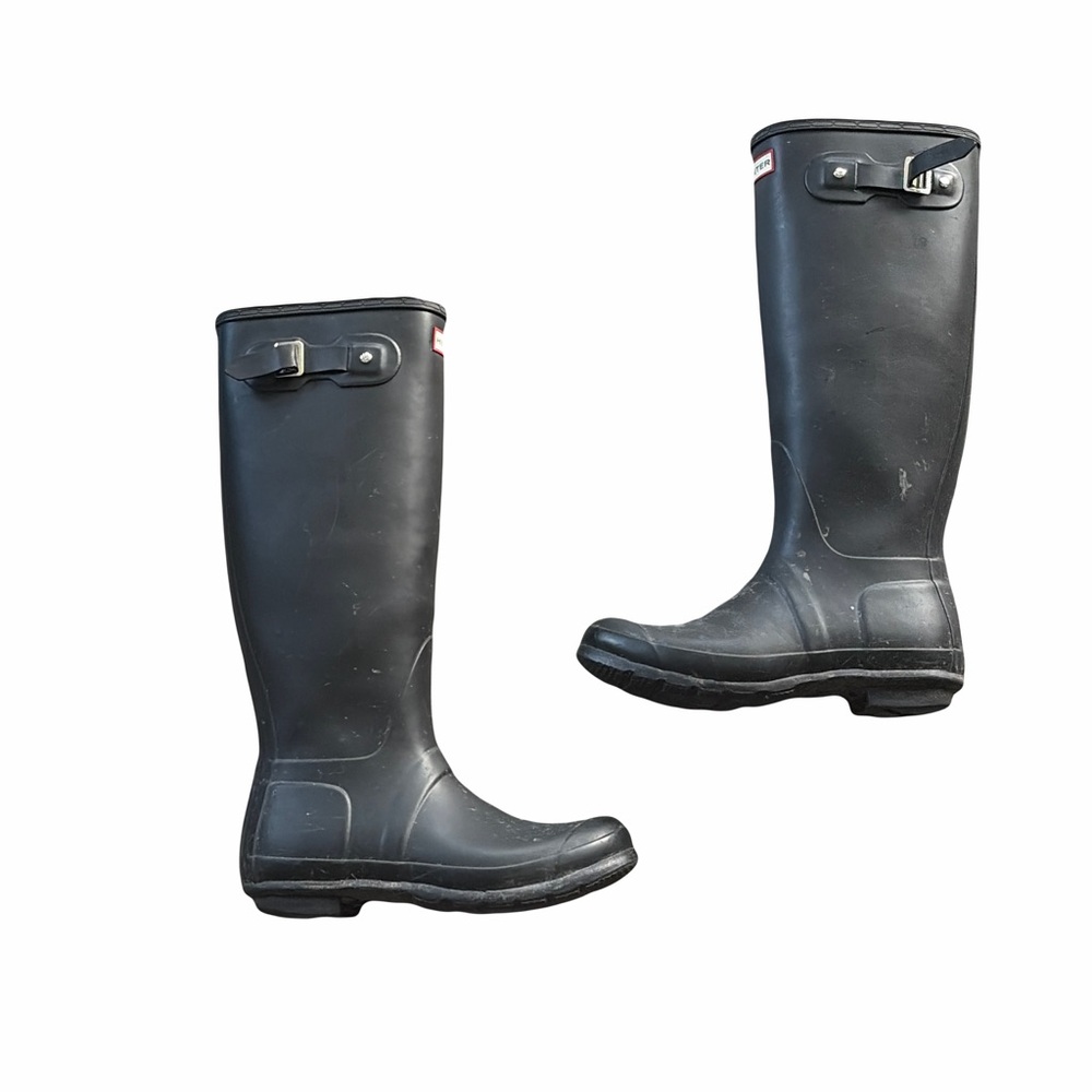 Hunter Black Waterproof Boots